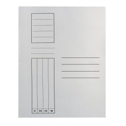 Dosar simplu, carton, alb, 10 bucati/set Dosar simplu, carton, alb, 10 bucati/set