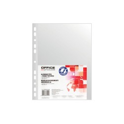 File de protectie Office Products, orange peel, 30 microni, A4, plastic, 100 bucati/set