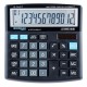 Calculator de birou Donau Tech, 136 x 134 x 28 mm, 12 digiti, negru
