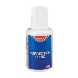 Fluid corector Noki, 20 ml, pe baza de solvent, aplicator cu pensula