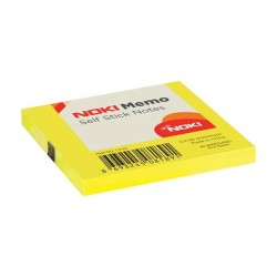 Notite adezive, Noki, 75 x 75 mm, galben, 100 file/set Notite adezive, Noki, 75 x 75 mm, galben, 100 file/set