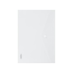 Mapa documente, Noki, A4, inchidere cu capsa, plastic, transparenta