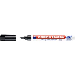 Marker Edding 8404 Aersopace, permanent, corp plastic, varf rotund, 0.75 mm, negru Marker Edding 8404 Aersopace, permanent, corp plastic, varf rotund, 0.75 mm, negru