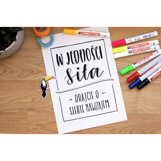 Marker pentru sticla, Edding 4095, grosime varf 2-3 mm, verde