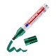 Marker permanent Edding No.1, varf retezat 1-5 mm, verde