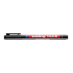 Marker permanent Edding 143 OHP, varf 3 mm, negru Marker permanent Edding 143 OHP, varf 3 mm, negru