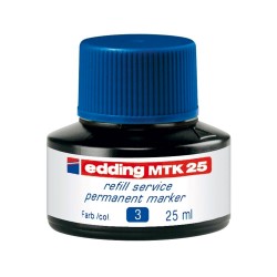 Tus Edding MTK 25 pentru marker permanent, albastru Tus Edding MTK 25 pentru marker permanent, albastru