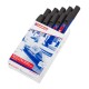 Marker permanent Edding 30, varf rotund 1.5-3 mm, negru