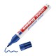 Marker permanent Edding 3000, varf 1.5-3 mm, albastru
