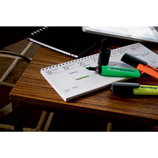 Textmarker Edding 345, varf 2-5 mm, verde