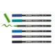 Marker Edding 4200 pentru portelan, culori basic, varf 1-4 mm, 6 bucati/set