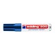 Marker permanent Edding 500, corp metalic, varf retezat 2-7 mm, albastru