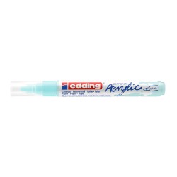 Marker acrilic Edding 5100, varf 2-3 mm, albastu pastel Marker acrilic Edding 5100, varf 2-3 mm, albastu pastel