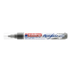 Marker acrilic Edding 5100, varf 2-3 mm, gri Marker acrilic Edding 5100, varf 2-3 mm, gri