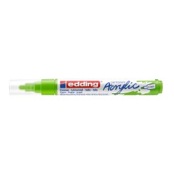 Marker acrilic Edding 5100, varf 2-3 mm, verde crud Marker acrilic Edding 5100, varf 2-3 mm, verde crud