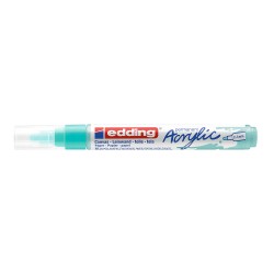 Marker acrilic Edding 5100, varf 2-3 mm, turcoaz Marker acrilic Edding 5100, varf 2-3 mm, turcoaz