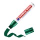 Marker permanent Edding 850, corp metalic, varf 5-15 mm, verde