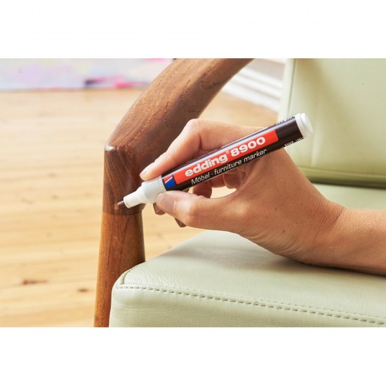 Marker Edding 8900 pentru retusuri mobilier lemn, negru