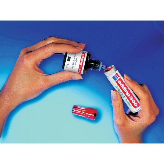 Tus pentru marker permanent Edding T25, 30 ml, negru