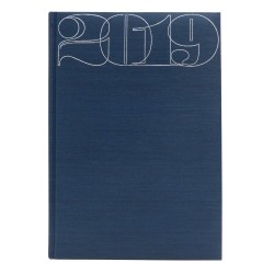 Agenda datata Silk, B5, coperta albastra