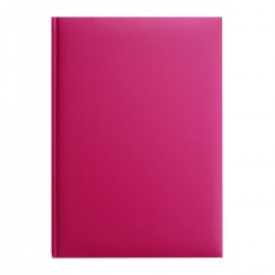 Agenda nedatata A5, hartie offset alb, coperta fucsia