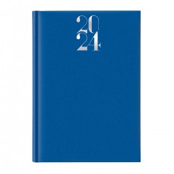 Agenda Artilux, A5, datata, hartie ivory, coperta albastru royal