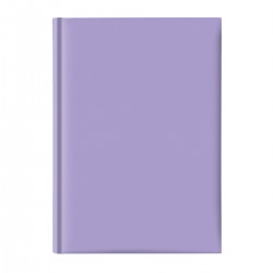 Agenda nedatata A5, hartie offset alb, coperta lila