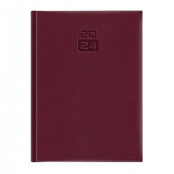 Agenda Dakota, A4, datata, hartie ivory, coperta bordeaux
