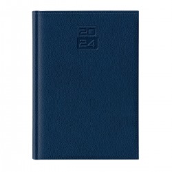 Agenda Dakota, A5, datata, hartie ivory, coperta albastru navy