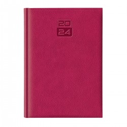 Agenda Dakota, A5, datata, hartie ivory, coperta fucsia