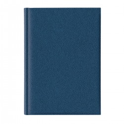 Agenda Adria, nedatata, A5, hartie ivory, coperta albastru