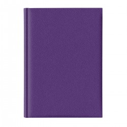 Agenda Adria, nedatata, A5, hartie ivory, coperta mov