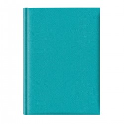 Agenda Adria, nedatata, A5, hartie ivory, coperta turcoaz