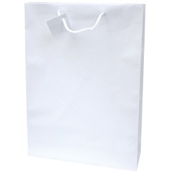 Punga cadou, dimensiune 457x330x102mm, alb mat