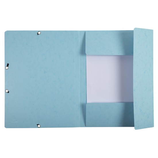 Dosar plic Exacompta Aquarel, A4, carton, inchidere elastic, albastru