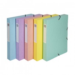 Mapa documente Exacompta, din carton, cu elastic, capacitate 350 coli, diverse culori Mapa documente Exacompta, din carton, cu elastic, capacitate 350 coli, diverse culori