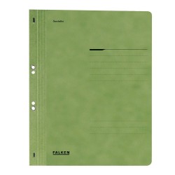 Dosar cu gauri 1/1 Lux Falken, carton, 250 g/mp, verde