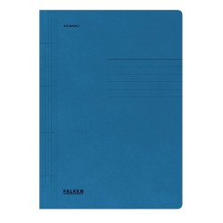 Dosar cu sina Lux Falken, carton, 250 g/mp, albastru