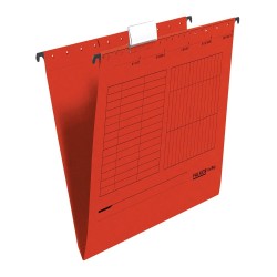 Dosar suspendabil Falken, carton, rosu, 25 bucati/cutie Dosar suspendabil Falken, carton, rosu, 25 bucati/cutie