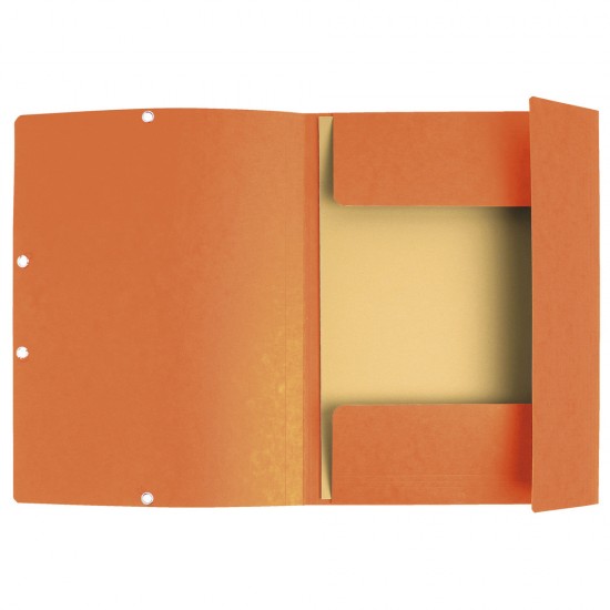 Dosar plic cu elastic Exacompta, carton, portocaliu