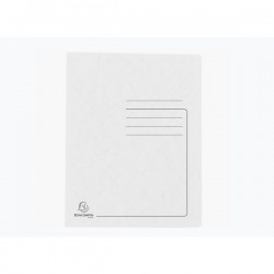 Dosar cu sina Exacompta, A4, carton Colorspan, alb