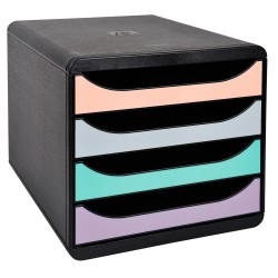 Organizator Exacompta Aquarel, 4 sertare, A4, 347x278x267 mm Organizator Exacompta Aquarel, 4 sertare, A4, 347x278x267 mm
