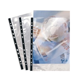 File de protectie Exacompta Cristal, grosime 90 microni, 10 bucati/set File de protectie Exacompta Cristal, grosime 90 microni, 10 bucati/set