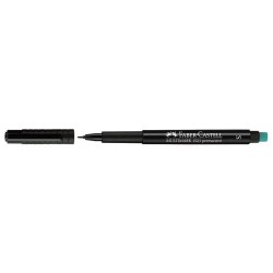 Marker permanent Faber Castell, varf rotund 0.4 mm, negru Marker permanent Faber Castell, varf rotund 0.4 mm, negru