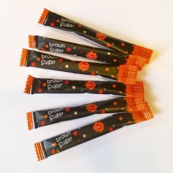 Zahar brun Etolia, 5 x 100 g, 100 plicuri Zahar brun Etolia, 5 x 100 g, 100 plicuri