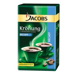 Cafea macinata decofeinizata Jacobs Kronung, 250 g Cafea macinata decofeinizata Jacobs Kronung, 250 g