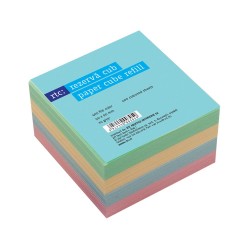 Rezerva cub hartie RTC, 400 file, 90 x 90 mm, 70 g/mp, color Rezerva cub hartie RTC, 400 file, 90 x 90 mm, 70 g/mp, color