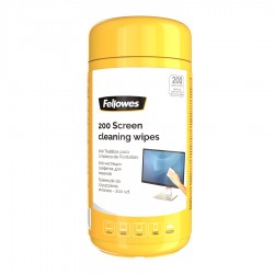 Servetele Fellowes pentru curatare ecran, 200 bucati Servetele Fellowes pentru curatare ecran, 200 bucati