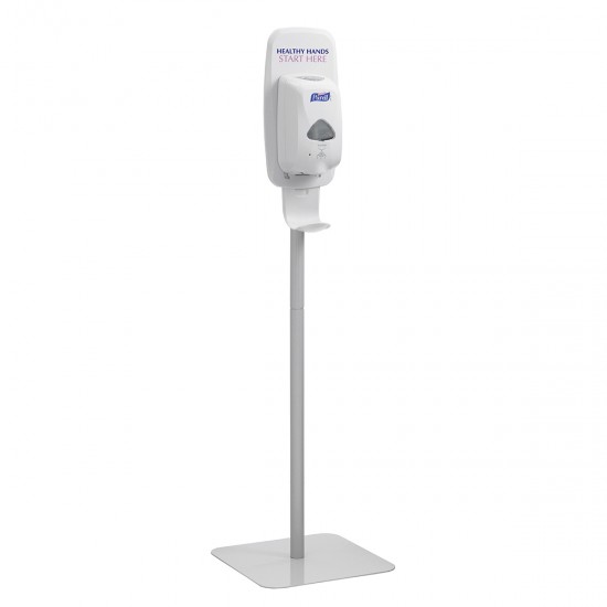 Stand gri de podea pentru dozator Purell TFX & LTX