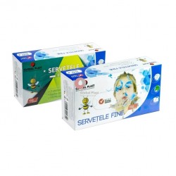 Servetele faciale doua straturi, 100 bucati/cutie Servetele faciale doua straturi, 100 bucati/cutie